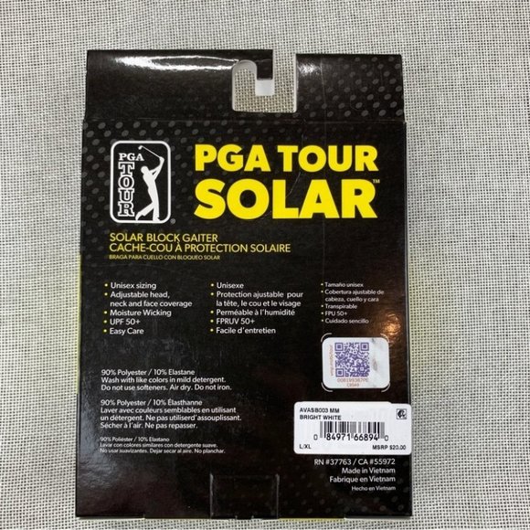 Pga Tour Unisex Upf 50+ Solar Block Gaiter - Picture 8 of 8